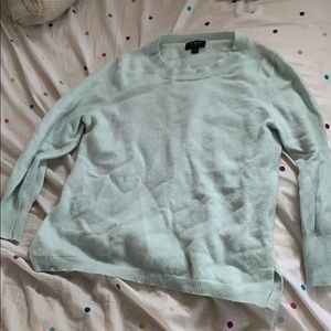JCrew size small baby blue cashmere sweater!